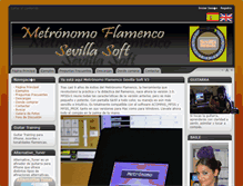 Tablet Screenshot of metronomoflamenco.com